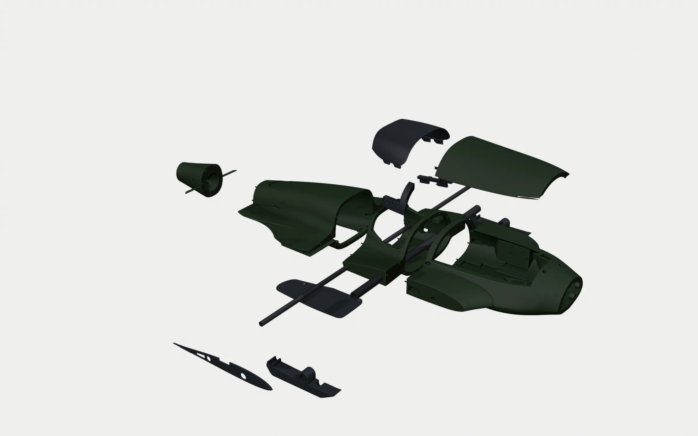 Fuselage, green colourway