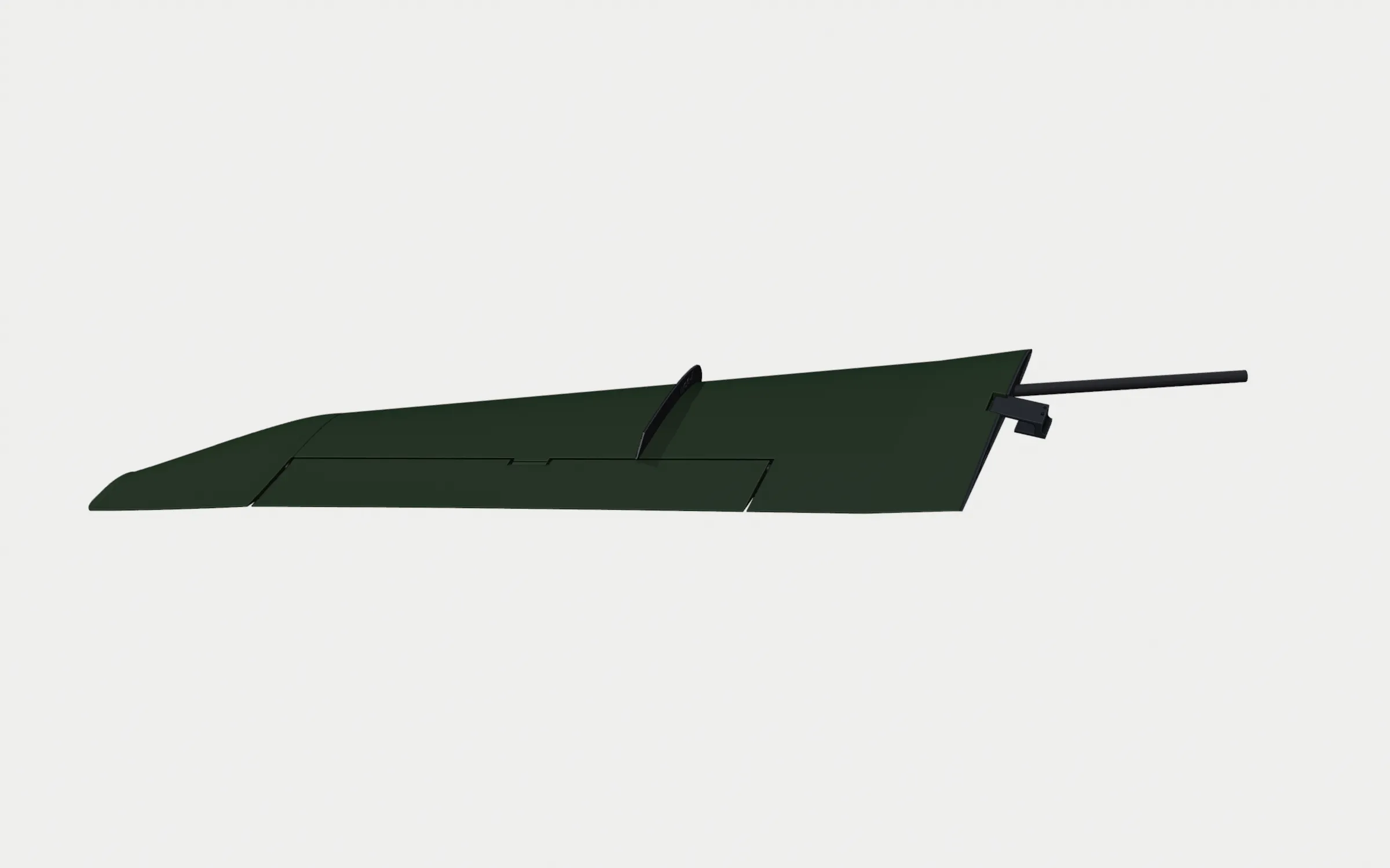 Port wing, green colourway