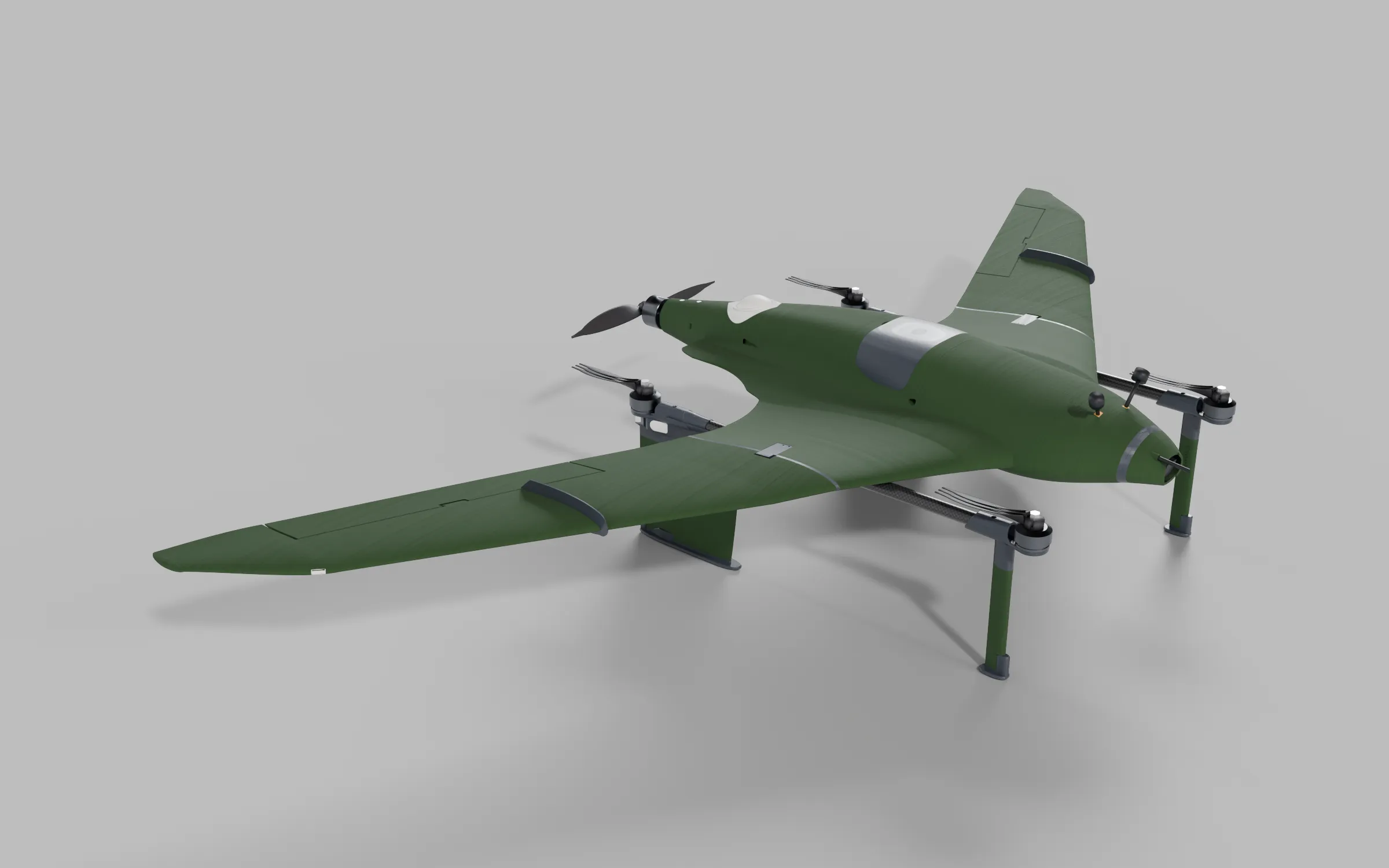 First build, flight configuration, green colourway