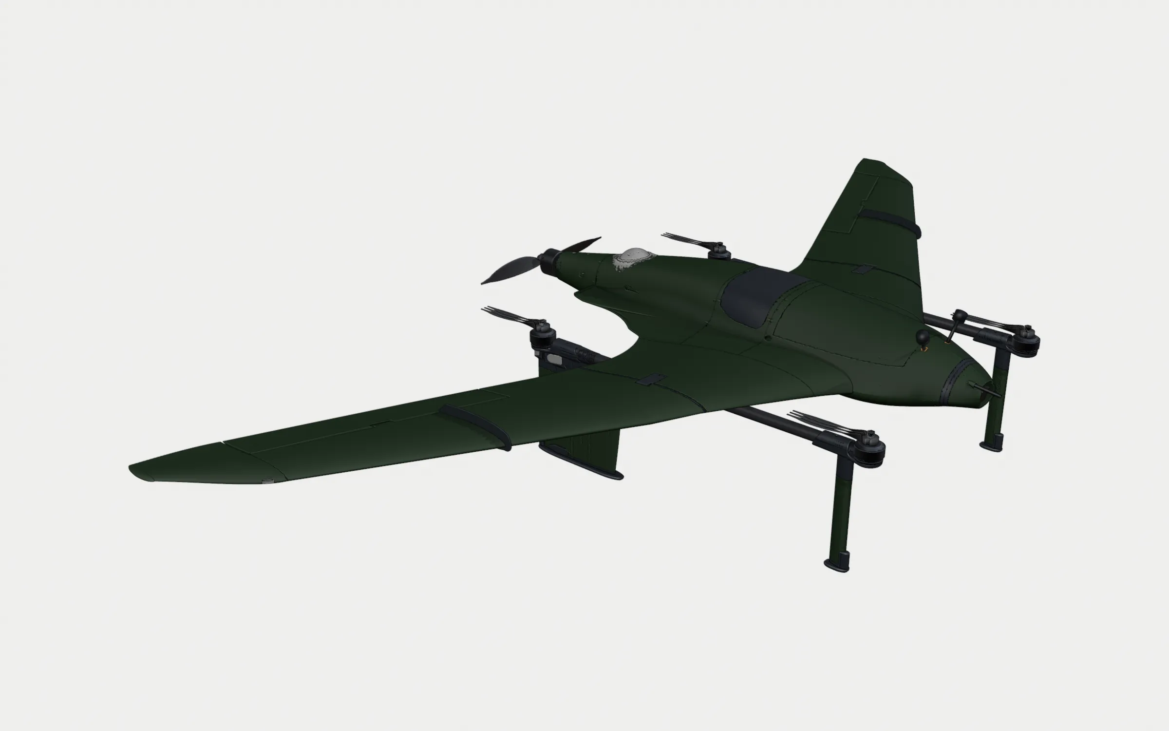 First build, flight configuration, green colourway