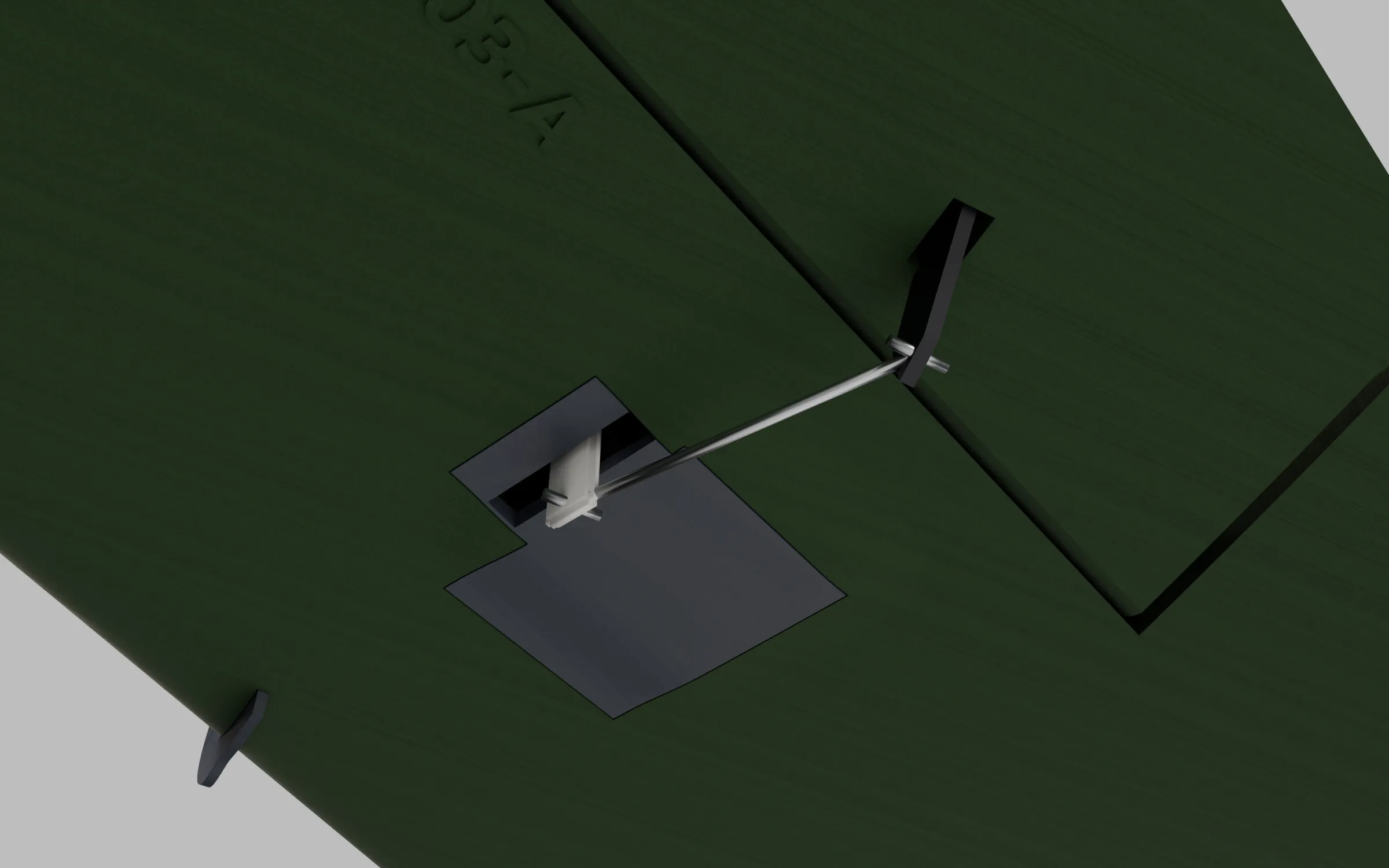 Elevon linkage, green colourway