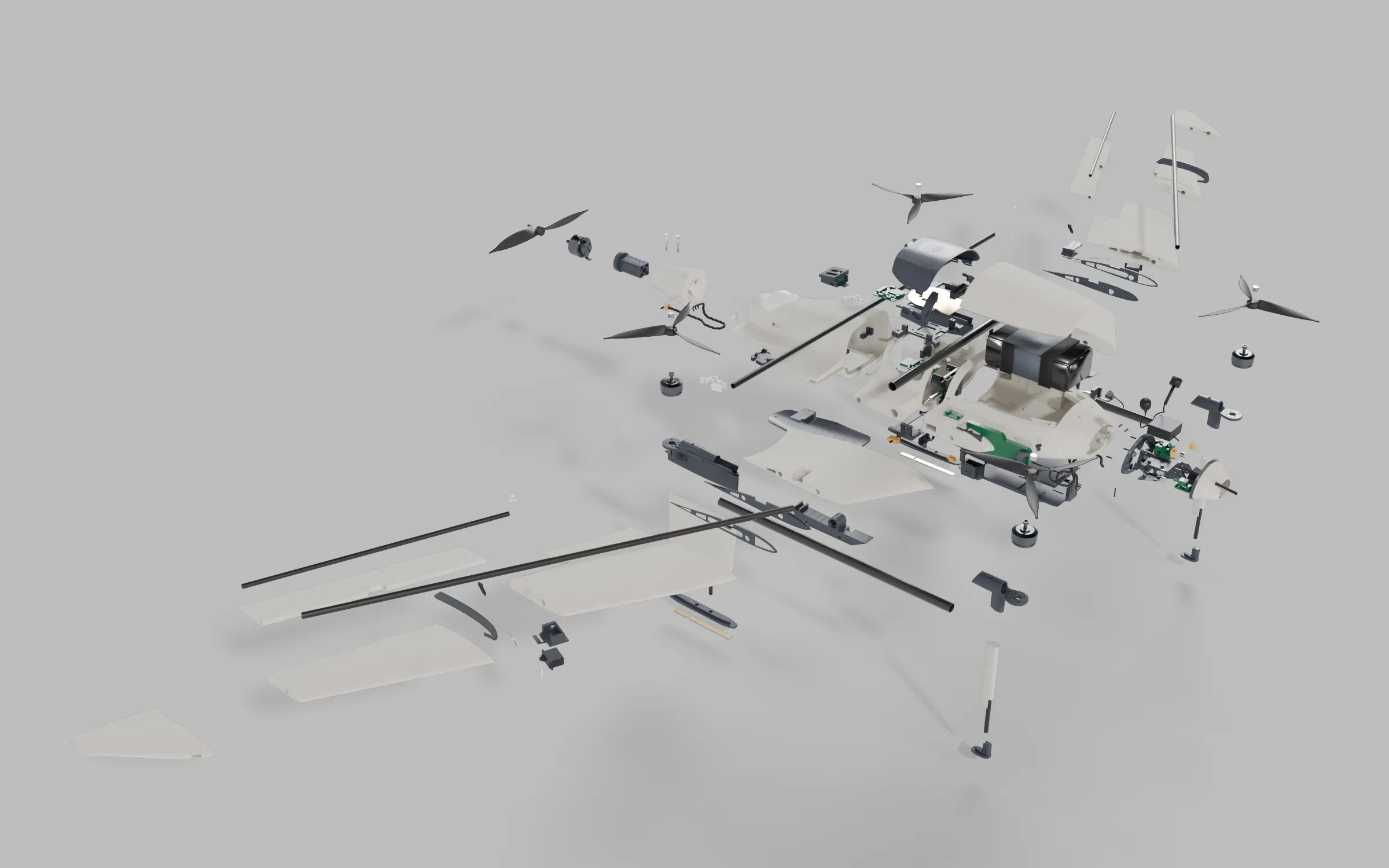 First build, exploded