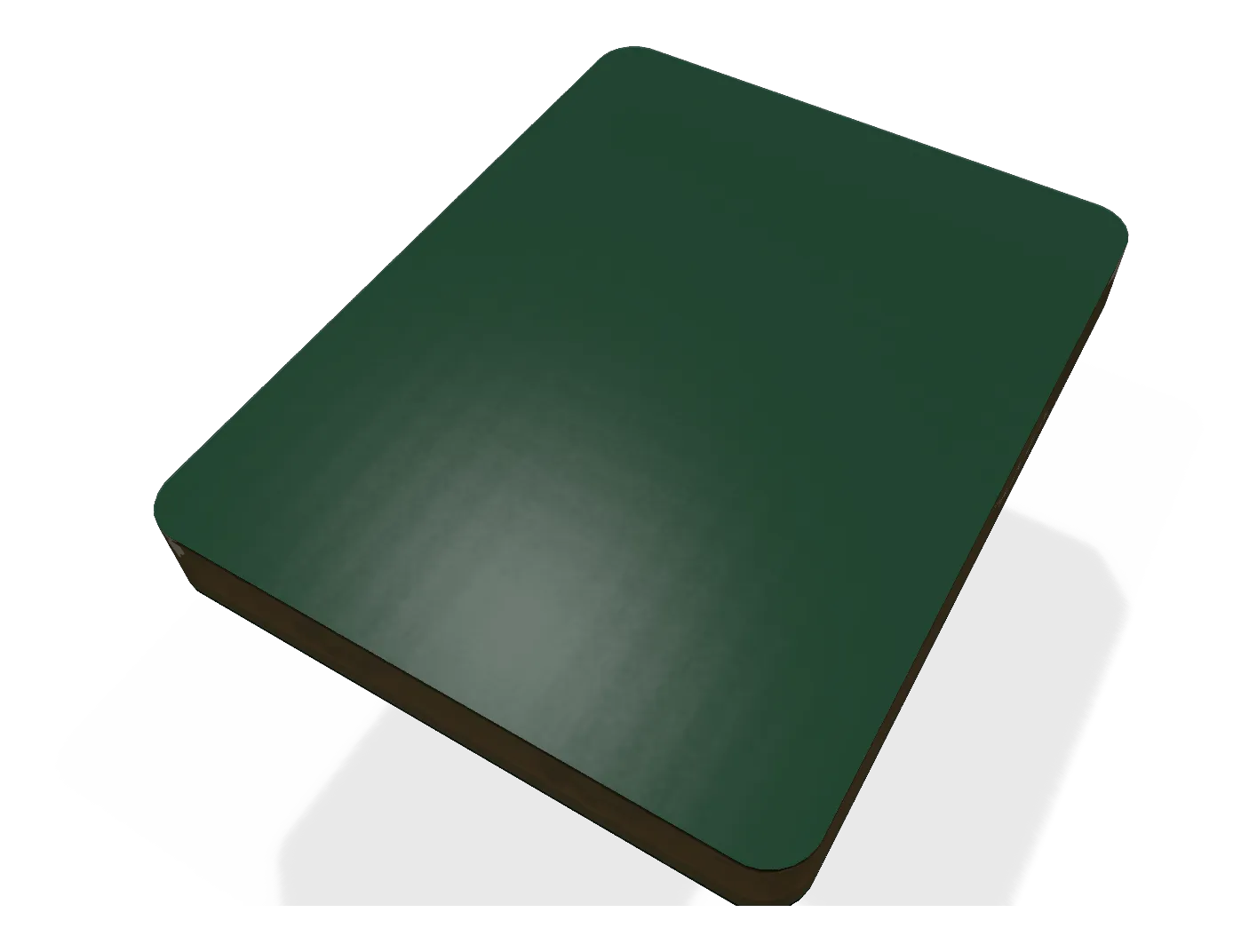 KiCad 3D render of the Strobe tab, bottom side.