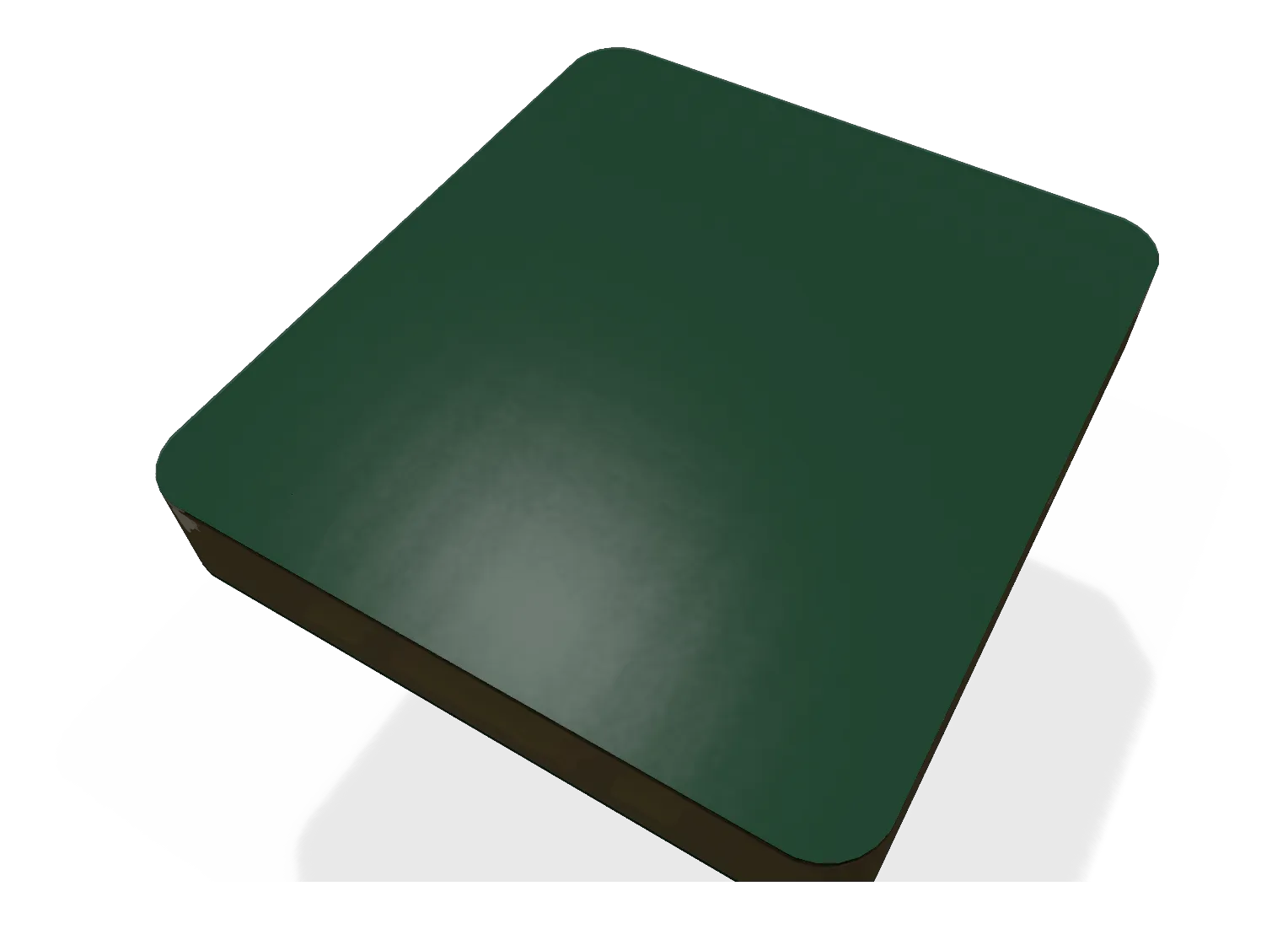 KiCad 3D render of the Position-light tab, bottom side.